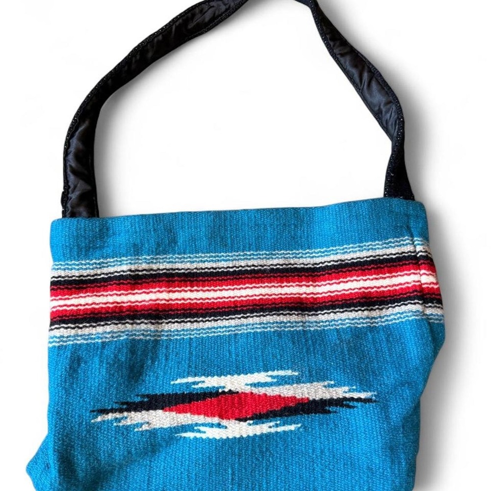 100% wool hand woven bag
